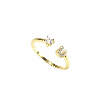 Love You Rings, Rose Or Gold Vermeil 925 Silver, 8 of 8