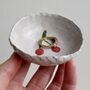 Mini Cherry Gloss Ceramic Ring Dish, thumbnail 1 of 7