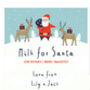 Milk For Santa Personalised Christmas Coaster, thumbnail 2 of 4