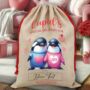 Personalised Valentine Animal Couple Love Heart Cupid Sack, thumbnail 12 of 12