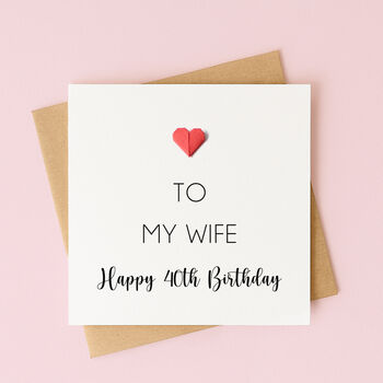 Personalised Birthday Card For Husband Or Wife, 4 of 7