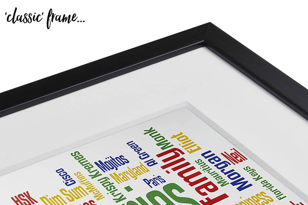 Personalised 'our Memories' Word Art Print By More Than ...