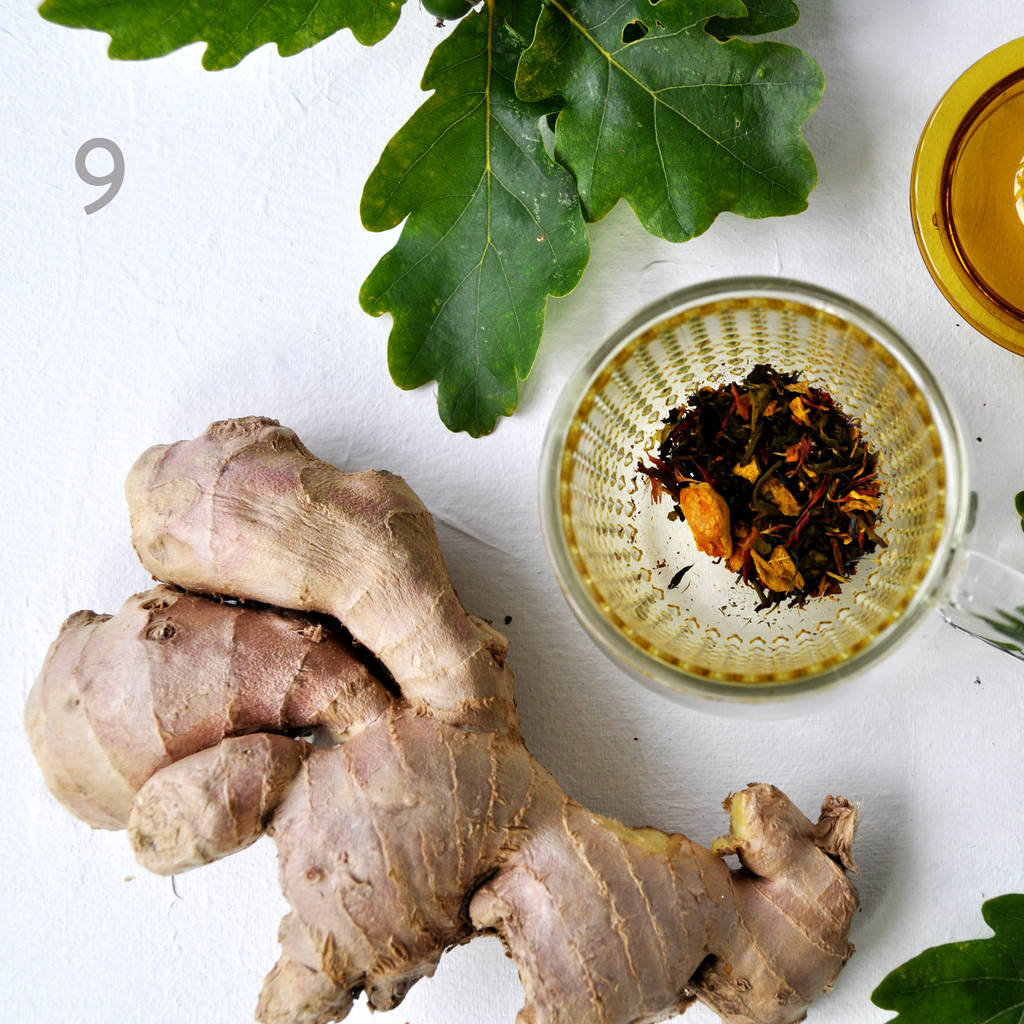 ginger turmeric loose leaf tea by tea revv