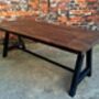 Reclaimed Industrial A Frame Table 592, thumbnail 3 of 5