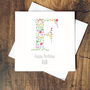 Personalised Initial Birthday Card, thumbnail 6 of 12