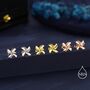 Sterling Silver Pinwheel Stud Earrings, thumbnail 7 of 12