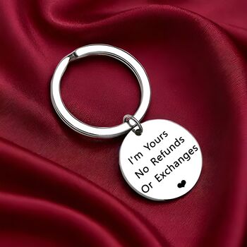 Forever Yours Sweetheart Keyring Gift, 4 of 4