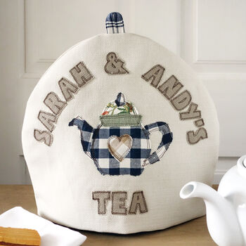 Personalised 45th / 65th Sapphire Anniversary Tea Cosy, 9 of 10