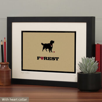 Personalised Golden Retriever Print For One Or Two Dogs, 8 of 12