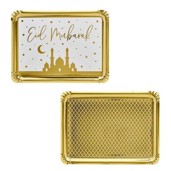 Gold Eid Party Food Platters Two Pack, 2 of 3