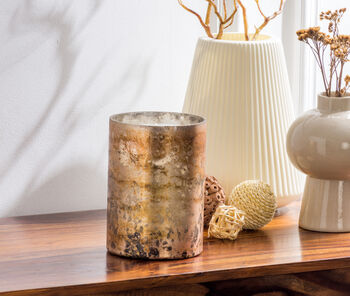 Cylindrical Glass Candle Jar 'Kashi', 3 of 5