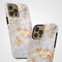 Golden Clouds Marble Tough Case For iPhone, thumbnail 3 of 4