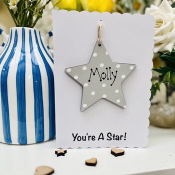 Personalised You're A Star Card Congrats Birthday, 3 of 7