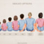 Personalised Mummy Family Portrait Print, thumbnail 3 of 12