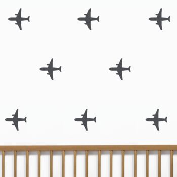 Mini Aeroplane Wall Stickers, 3 of 6