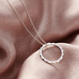 Personalised Scalloped Circle Necklace, thumbnail 3 of 11