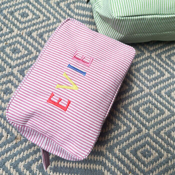 Rainbow Monogram Makeup Bag, 2 of 3