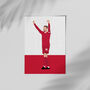 Jordan Henderson Liverpool Football Poster, thumbnail 3 of 4
