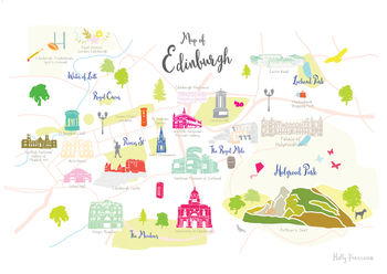 Map Of Edinburgh, 5 of 8