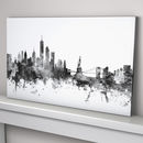 New York Skyline Cityscape Black And White By Art Pause ...