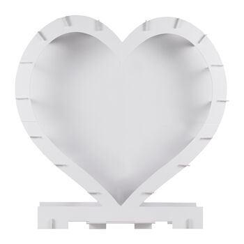 Valentines Heart Shaped Balloon Mosaic Stand, 2 of 3