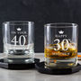 Personalised Engraved 30th Birthday Whiskey Glass For Men, thumbnail 1 of 5