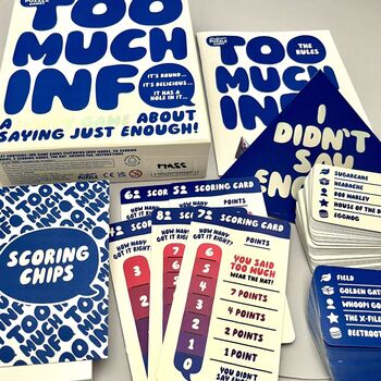 Too Much Info Party Game, 2 of 6
