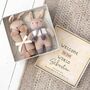 Personalised Natural Welcome To The World Bunny Set, thumbnail 1 of 3