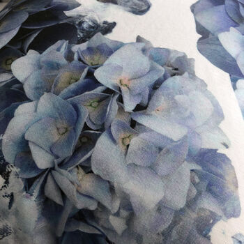 Blue Hydrangea Cushion Cover, 5 of 6