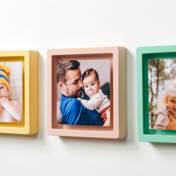 Set Of Three Floating Magnetic Photo Frames, 6 of 12