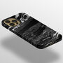 Black Storm Marble Tough Case For iPhone, thumbnail 2 of 4