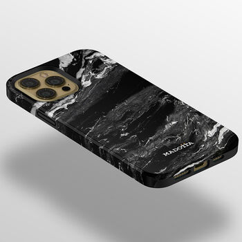 Black Storm Marble Tough Case For iPhone, 2 of 4