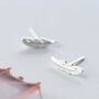 Feathers Appear When Angels Are Near Sterling Silver Earrings, thumbnail 4 of 7