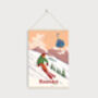 Bansko Ski Resort Bulgaria Travel Poster Art Print, thumbnail 6 of 8