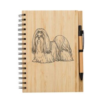Personalised Shih Tzu Dog Engraved Notebook, 3 of 4