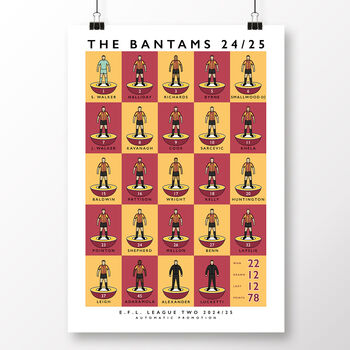 Bradford City Squad 24/25 Poster, 2 of 6