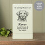 Personalised Dog Breed Memorial Urn, thumbnail 1 of 3