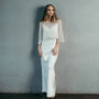 Beaded Bridal Top | Sequined Wedding Dress Topper, thumbnail 6 of 11