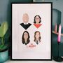 Personalised Family Portrait Print, thumbnail 2 of 6
