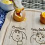 Personalised Breakfast Board With Child's Drawing, thumbnail 1 of 5