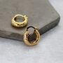 Classic Gold Hoops, thumbnail 4 of 4