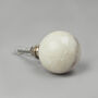 G Decor Estella Marble Hammered With Brass Pull Knobs, thumbnail 5 of 5