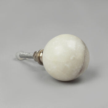 G Decor Estella Marble Hammered With Brass Pull Knobs, 5 of 5