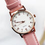 Personalised Holy Communion/Christening Pink Watch, thumbnail 4 of 9