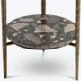 Pols Potten Terrazzo Marble Side Table In Nougat Brown, thumbnail 5 of 5