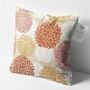 Cushion Cover With Orange Leaf Design, thumbnail 3 of 5