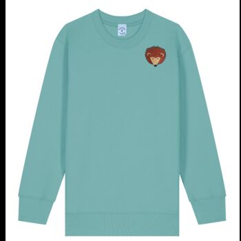 Childrens Organic Cotton Hedgehog Sweatshirt, 2 of 11