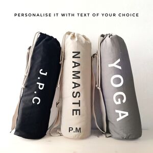 Personalised Yoga Bag And Mat Carrier - The Forest & Co.