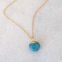 The Orb Turquoise December Birthstone Necklace, thumbnail 4 of 7