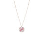 Let Love Grow Pressed Pink Flower Pendant Necklace, thumbnail 2 of 3